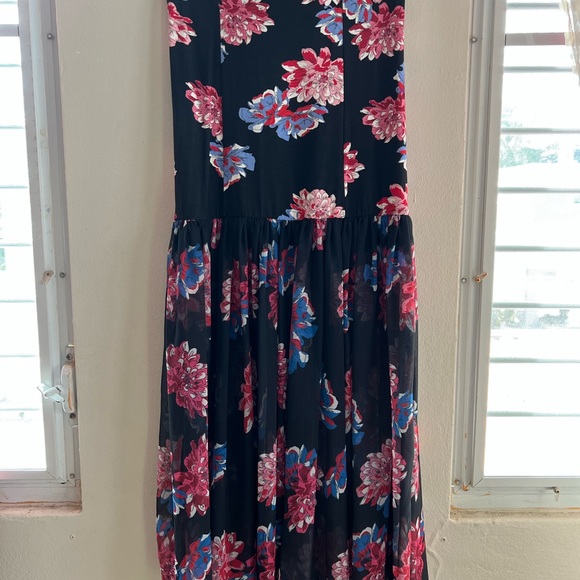 Free People Mermaid Semi-Sheer Maxi Skirt Floral - Picture 4 of 15